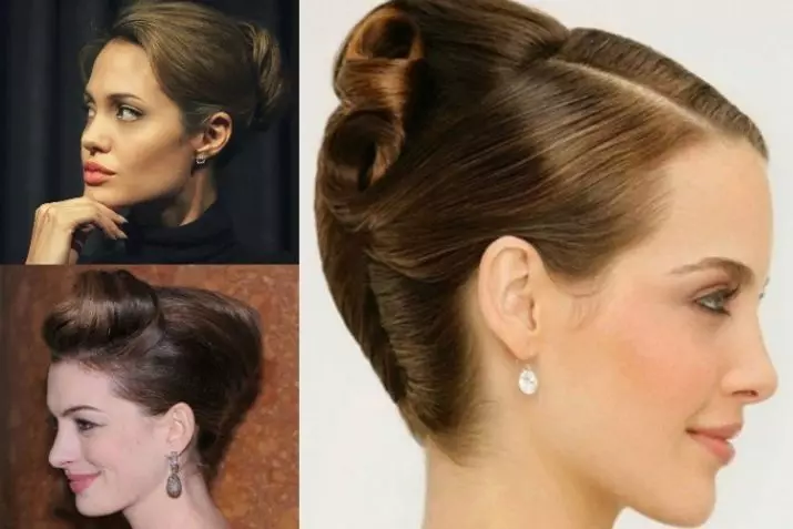 Hairstyle kërmilli (27 foto): Si ta bëni atë përgjatë hapave nga flokët e gjatë dhe të mesme? Shembuj të kërmillit të mbrëmjes me gërshetim 5696_23