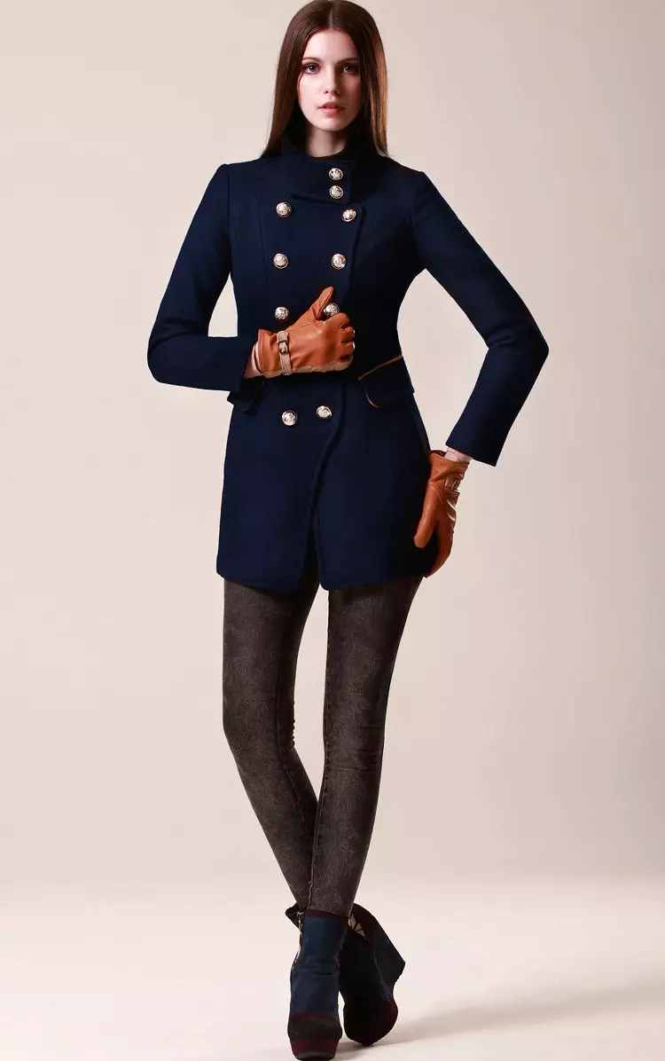 女式英语外套（123张照片）：英文风格，带英语衣领 569_24