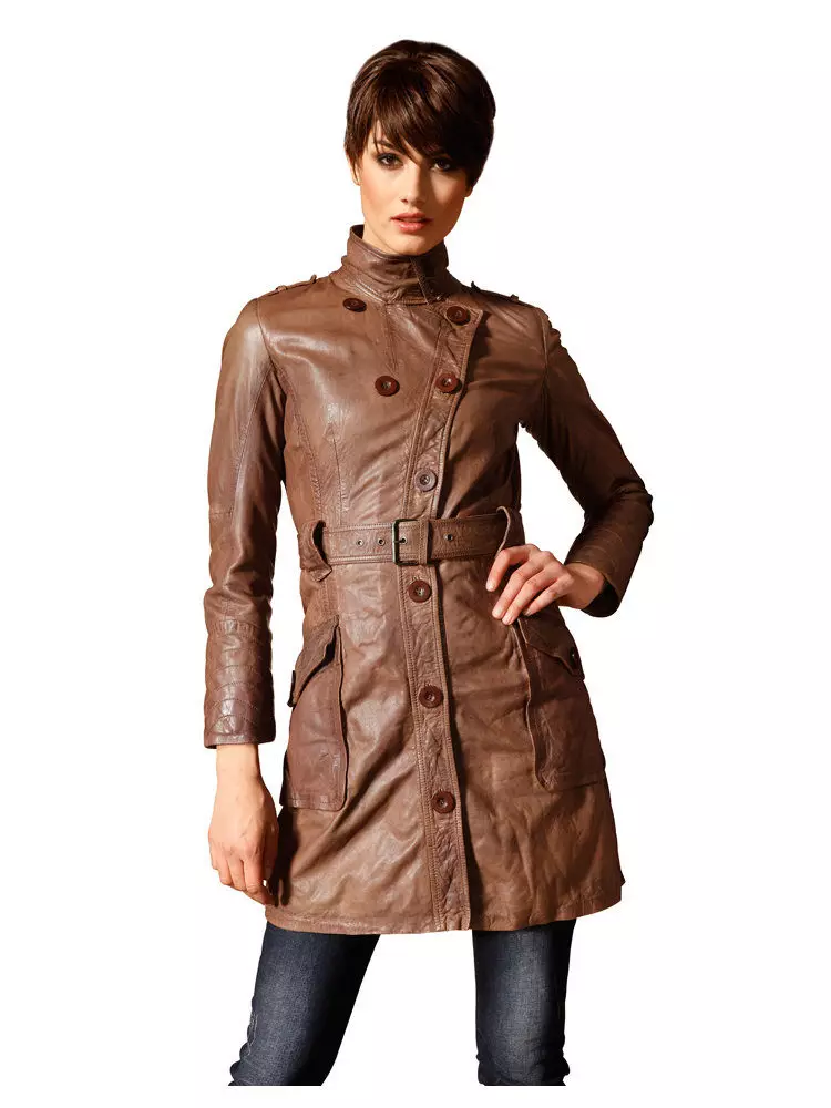 Women's English coat (123 photos): in English style, with English collar 569_74