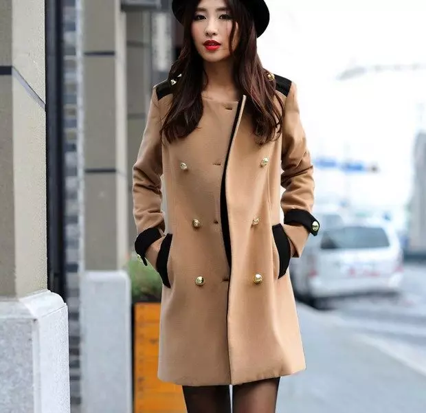 Women's English coat (123 photos): in English style, with English collar 569_83
