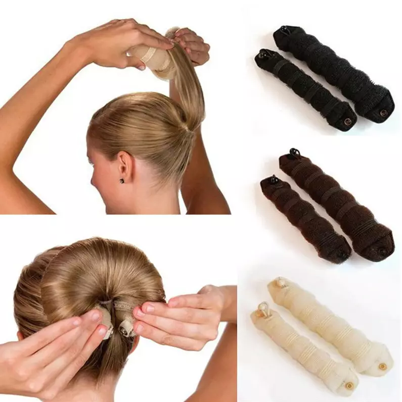 Bundle pentru păr lung (58 fotografii): Cum să faci rapid o coafură? Opțiuni frumoase pentru stilul simplu de păr într-un fascicul 5704_41