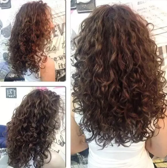 Pentinats al cabell amb Química (45 fotos): Talls de cabell femenins per a cabells mitjans i curts amb un gir químic. Quina instal·lació es pot fer? 5710_11