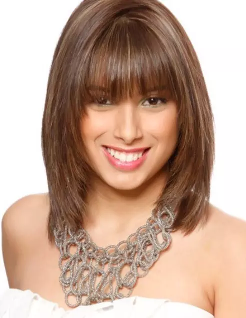 Фризура на средњој коси, давање запремине (61 фотографија): Женске фризуре са волуметријском бојом на коси средње дужине 2021, фризура, дајући двоструку количину 5717_16