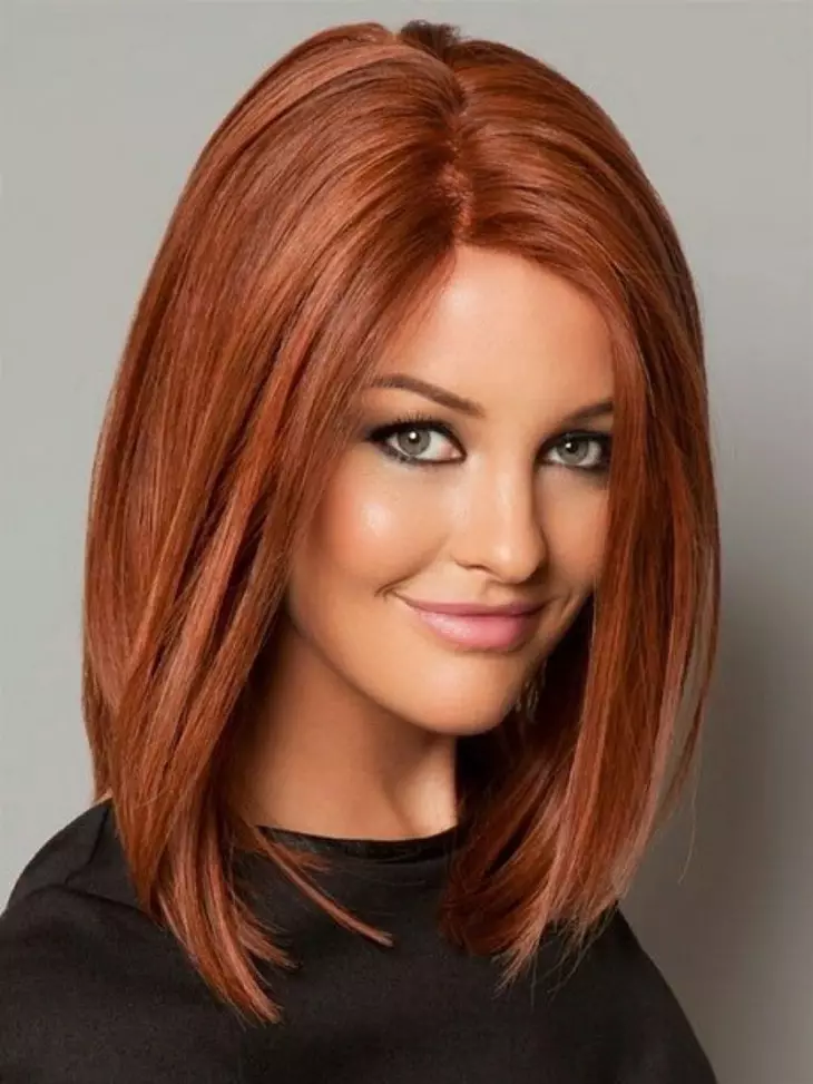 Фризура на средњој коси, давање запремине (61 фотографија): Женске фризуре са волуметријском бојом на коси средње дужине 2021, фризура, дајући двоструку количину 5717_28