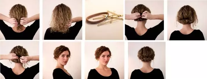 Careless beam (32 photos): how to make a modern negligent beam on your head? Versions hairstyles for medium, long and short hair 5718_17