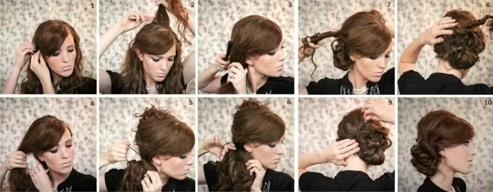 Nezanes žarek (32 fotografij): Kako narediti sodoben malomarni žarek na glavi? Versions Hairstyles za srednje, dolge in kratke lase 5718_26