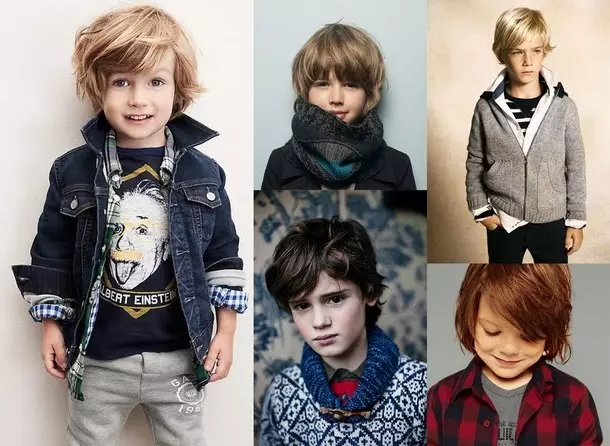 افترقنا باختصار الموضة وتسريحات الشعر الطويل للأطفال 2021 نموذج أنيق تصفيفة الشعر: الأطفال حلاقة (45 صور) 5721_17
