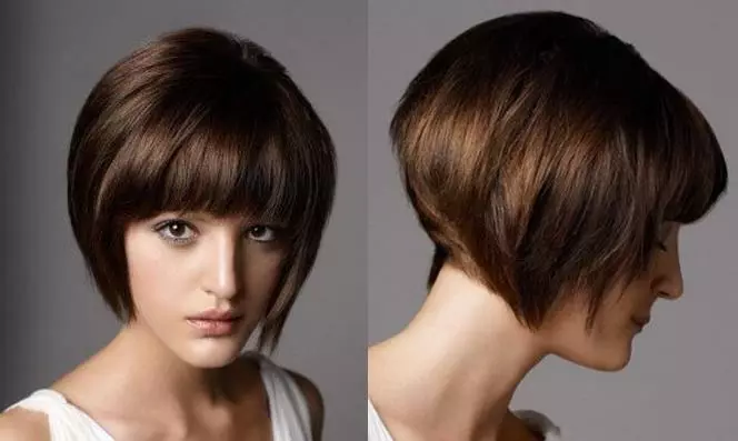 Cắt tóc cho tóc ngắn, tạo khối lượng (56 ảnh): Cắt tóc của phụ nữ với sơn thể tích. Làm thế nào để cung cấp dây? 2021 mới. 5731_22