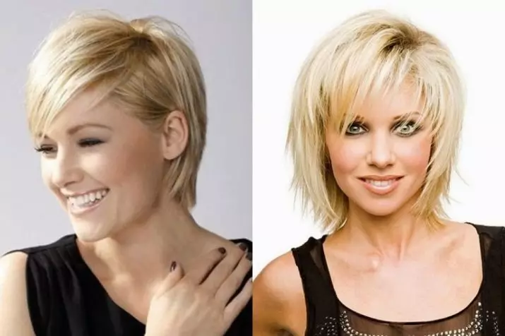 Haircut til kort hår, giver volumen (56 billeder): Kvinders hårklipp med volumetrisk maling. Hvordan man giver reb? Ny 2021. 5731_30