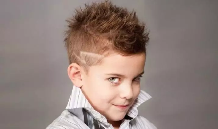 لڑکوں کے لئے Hairstyles 7-9 سال کی عمر (34 فوٹو): کھڑی اور فیشن بچوں کے ہیئر کٹ، سجیلا قریبی بالوں والی اور دیگر اختیارات 5752_2