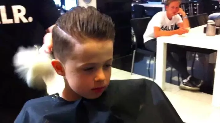 Hairstyles for ბიჭები 7-9 წლის (34 ფოტო): ციცაბო და მოდური ბავშვთა haircuts, ელეგანტური მოგრძო hairstyles და სხვა პარამეტრები 5752_8