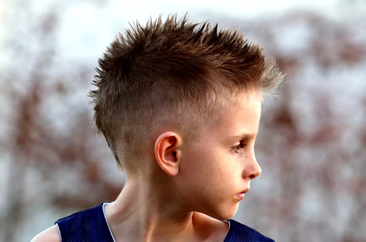 Hairstyles voor jongens 11 jaar oud (54 foto's): modieuze en steile kapsels aan de kant voor kinderen, het kiezen van een kindermodel kapsels voor jongens met kort haar 5756_13
