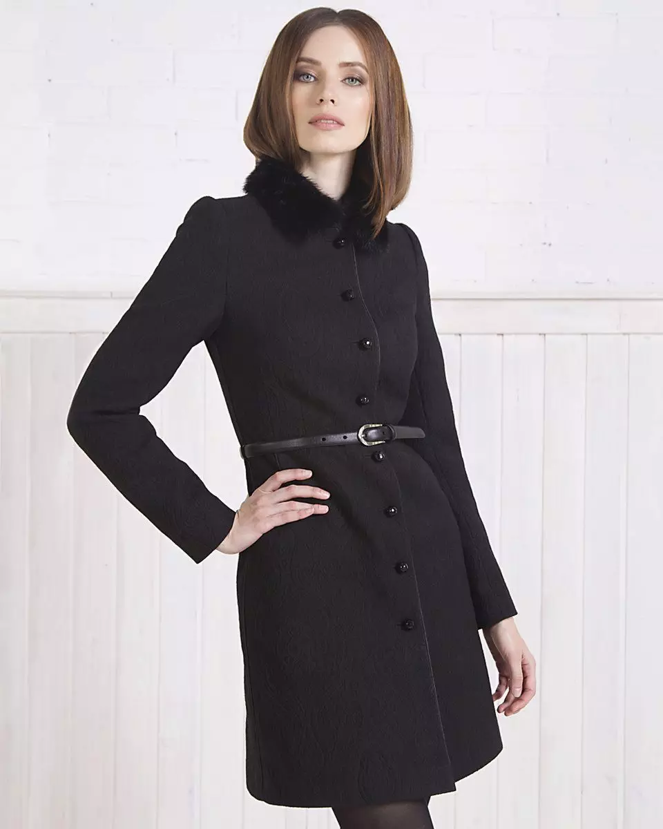 Abrigo clásico femenino (75 fotos): lo que lleva, de moda 2021, inglés, encapuchado, con un cuello inglés, hasta la rodilla, largo 575_48