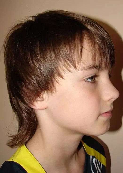 Haarstyle vir seuns 10-14 jaar oud (70 foto's): Modieuse kapsels vir adolessente 12 jaar. Hoe om koel en pragtige haarstyle vir seuns vir 13 jaar te kies? Voorbeelde van model en koel haarstyle 5766_58