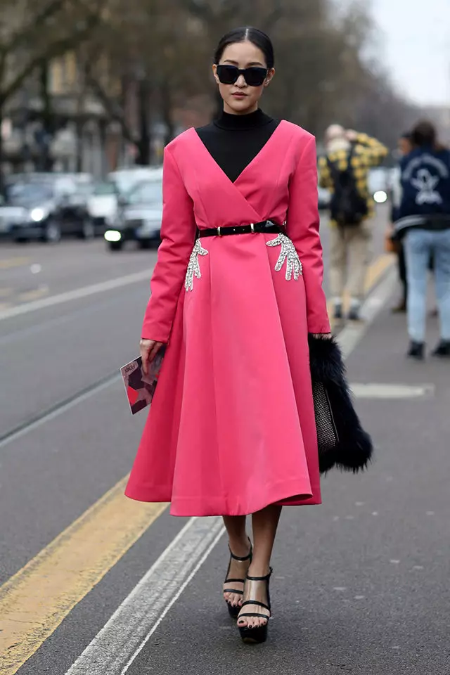 Italian coat (113 Photos): Female coat mula sa Italya, Down Coats, Trendy 2021, mula sa Italian Fabrics, Brands 576_38