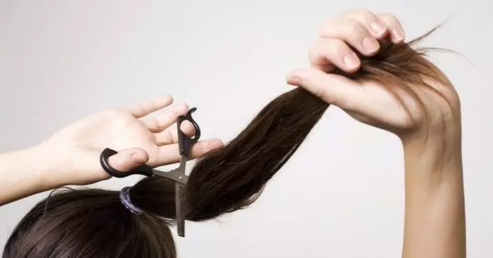 Kā samazināt matu padomus? 40 Fotogrāfijas Kā patstāvīgi Fir mati beidzas mājās un cik bieži viņiem ir nepieciešams tos samazināt? 5776_12