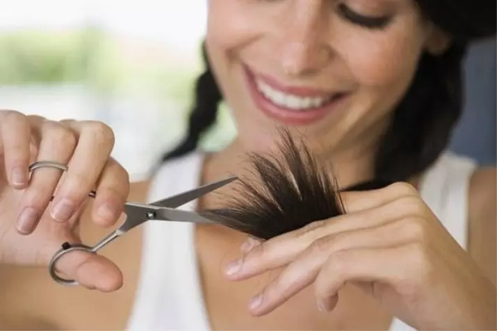 Como cortar consellos de pelo? 40 fotos Como acaba o cabelo de forma independente na casa e con que frecuencia precisan cortalos? 5776_2