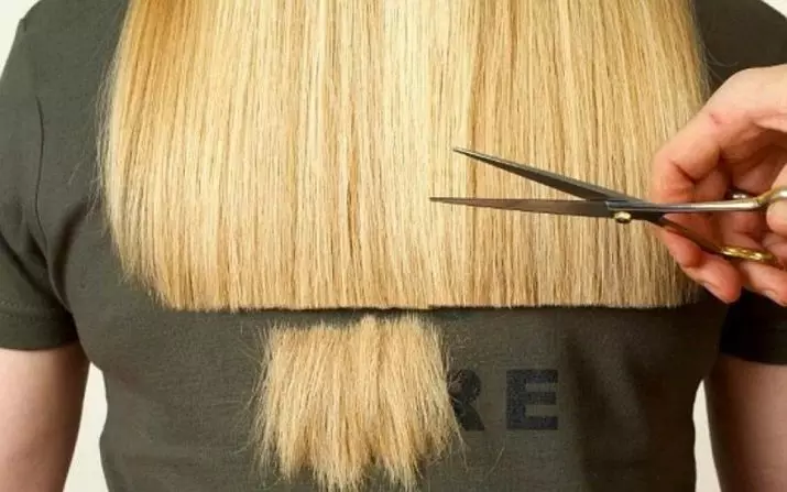 Sådan skærer du hårtips? 40 Billeder Sådan selvstændigt gran håret slutter hjemme, og hvor ofte skal de skære dem? 5776_37