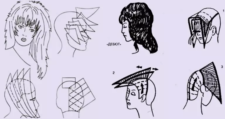 درمیانے بال پر بال کٹوانے کی پہلی (36 تصاویر): ٹیکنالوجی کی خصوصیات، ایک خاتون بالوں کو بچھانے. حجم دیتا ہے کہ بال کٹوانے کیسے بنائیں؟ 5798_17