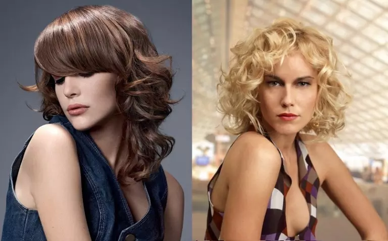 Debut potongan rambut pada rambut menengah (36 foto): Fitur teknik, meletakkan gaya rambut wanita. Bagaimana cara membuat potongan rambut yang memberi volume? 5798_23