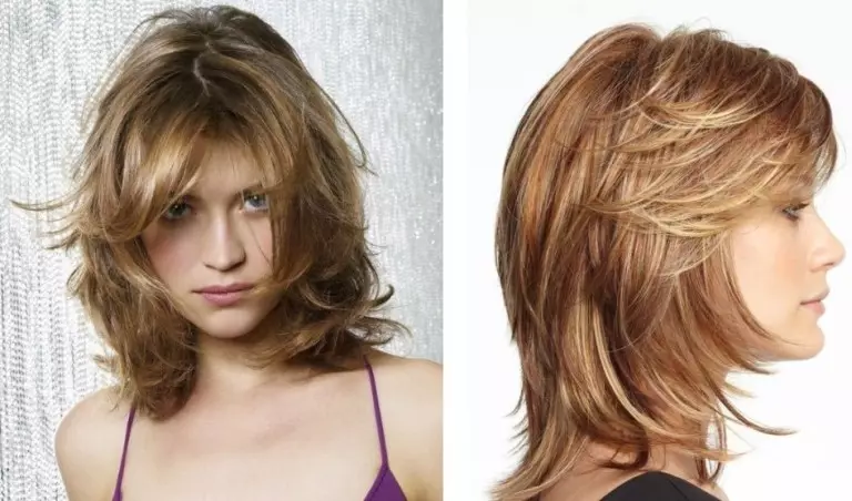 Saç kesimi orta saç (36 fotoğraf): Tekniğin özellikleri, kadın saç modeli döşeme. Hacim veren bir saç kesimi nasıl yapılır? 5798_3