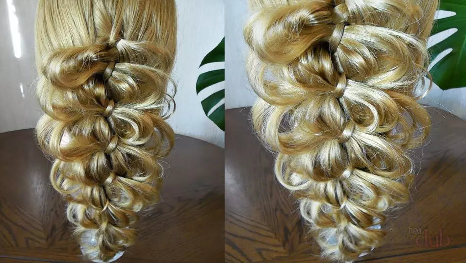 لمبے بال سے Braids (68 تصاویر): خوبصورت braids بنائی. اپنے ہاتھوں کے ساتھ بالوں کو کیسے بنائیں؟ beginners کے لئے منصوبوں 5804_19