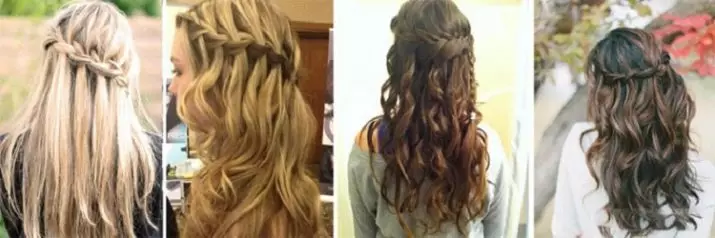 Kudri საწყისი pigtails (43 ფოტო): როგორ ლენტები თქვენი თმის ღამით მისაღებად ლამაზი ტალღების? როგორ გააკეთოს wavy curls გამოყენებით brazed სველი თმის? 5809_43