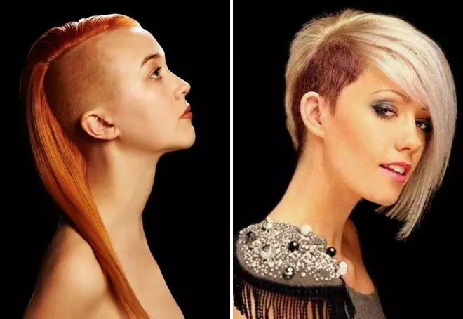 Creative Haircuts (71 foto's): Modieuze dameskapsels voor vrouwen met lang en kort haar, legopties 5822_65