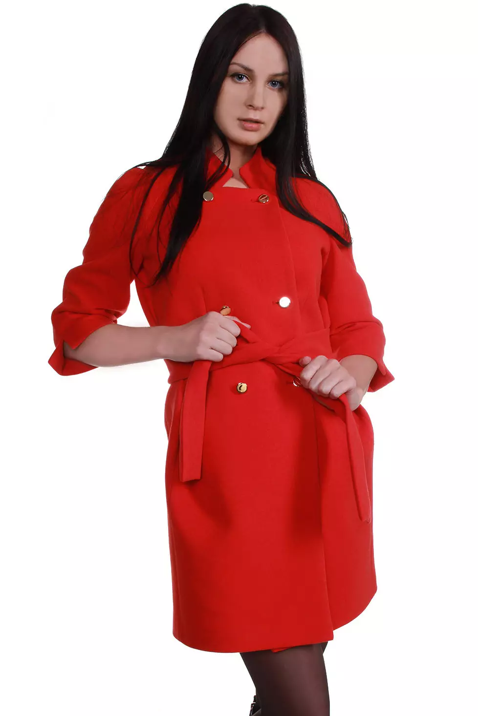 Kırmızı Coat (79 Fotoğraf): 2021 modeller, bir kafeste, kapüşonlu, kısa, Fince, birleştirileceklerle 582_68