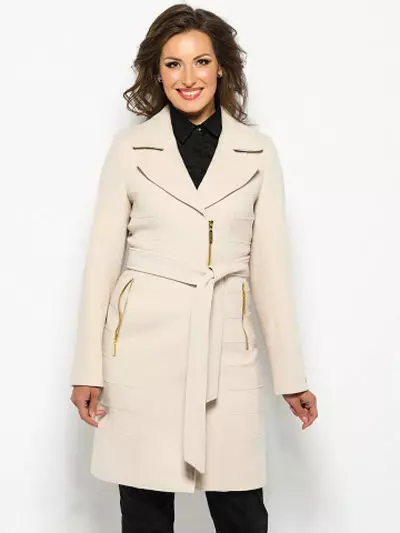 Naisten White Coat (183 kuvaa): Lyhyt, Mango, Valko-Venäjä, kuinka puhdistaa takki, pitkä, huivi valkoinen takki, hupullinen 583_119