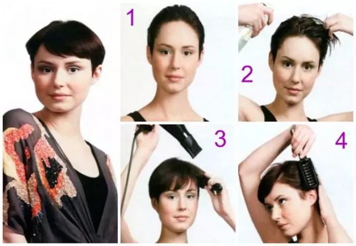 Kreativa kvinnors hårklipp: Mycket fashionabla och kreativa frisyrer med rakat tempel, kort hårklipp 5868_50