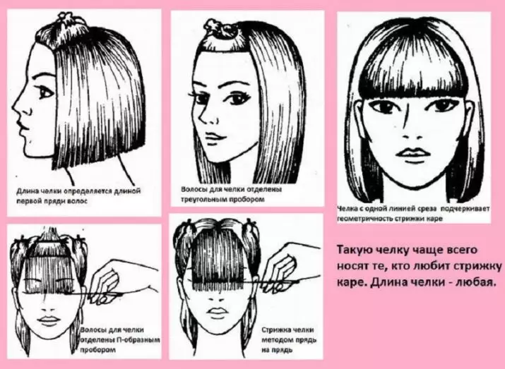 How to cut bangs? 93 Photos How to make bangs alone and beautifully and beautifully? Features haircut bangs at home 5877_62