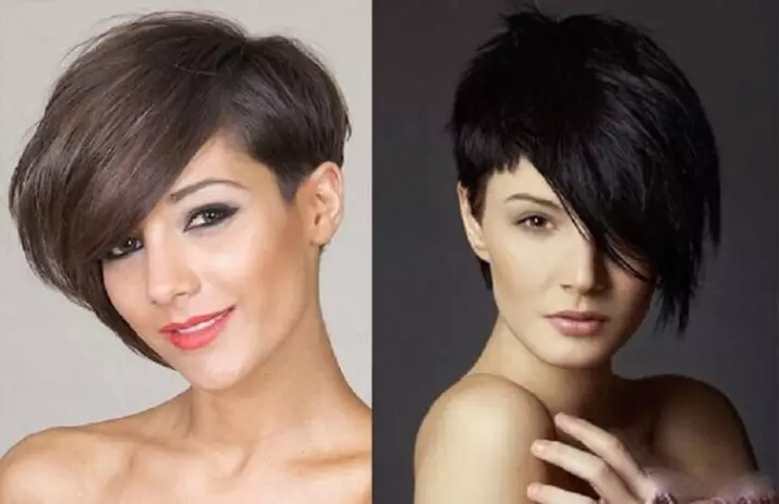Haircuts die geen styling, dun haar (43 foto's) vereisen: haarstijlen voor meisjes met recht en ondeugend, kort, lang en gemiddeld haar 5954_35