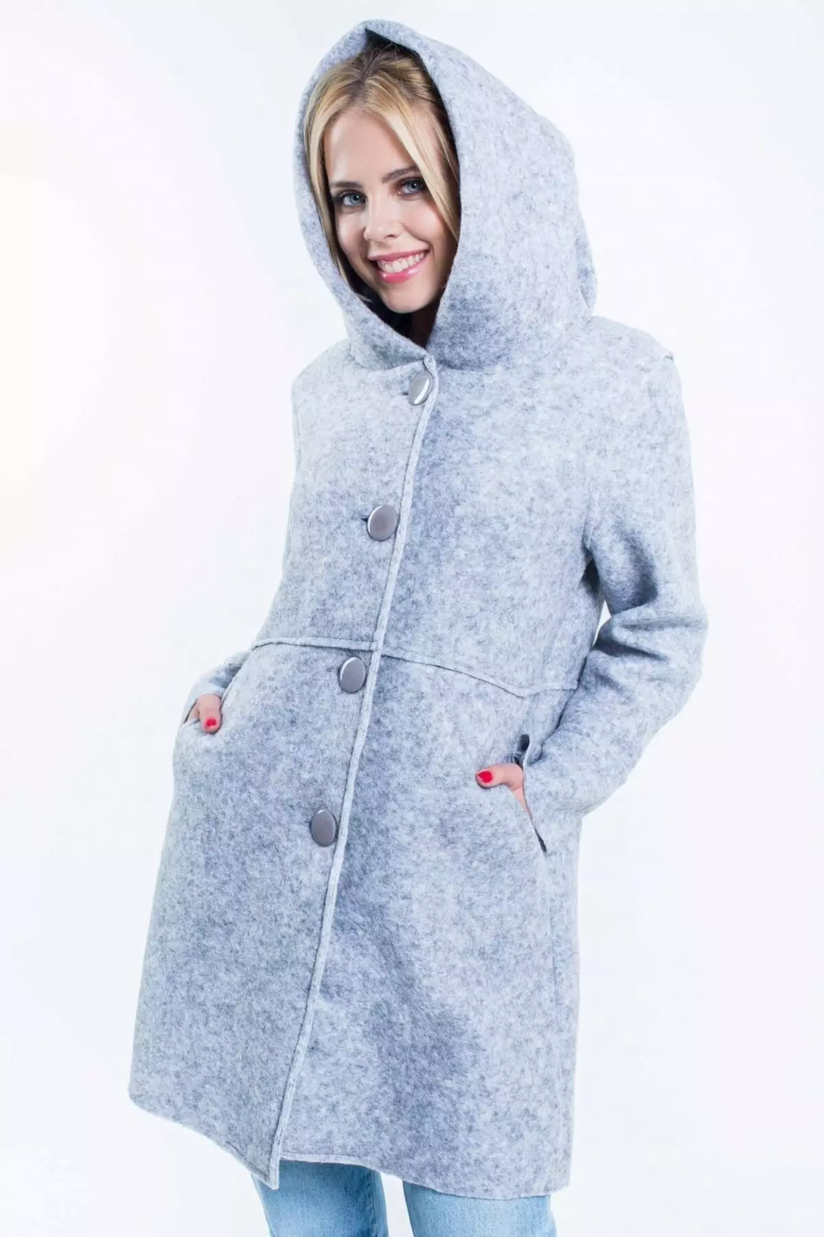 Abrigo de lana (75 fotos): Comentarios sobre la capa de valb femenino, sin forro, de Italia, abrigo de moda 595_35