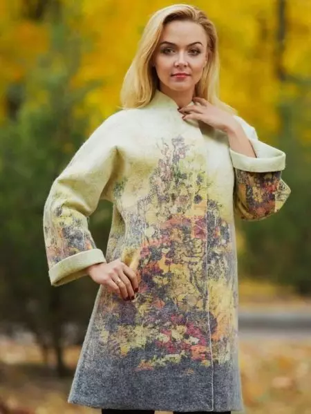 Abrigo de lana (75 fotos): Comentarios sobre la capa de valb femenino, sin forro, de Italia, abrigo de moda 595_67