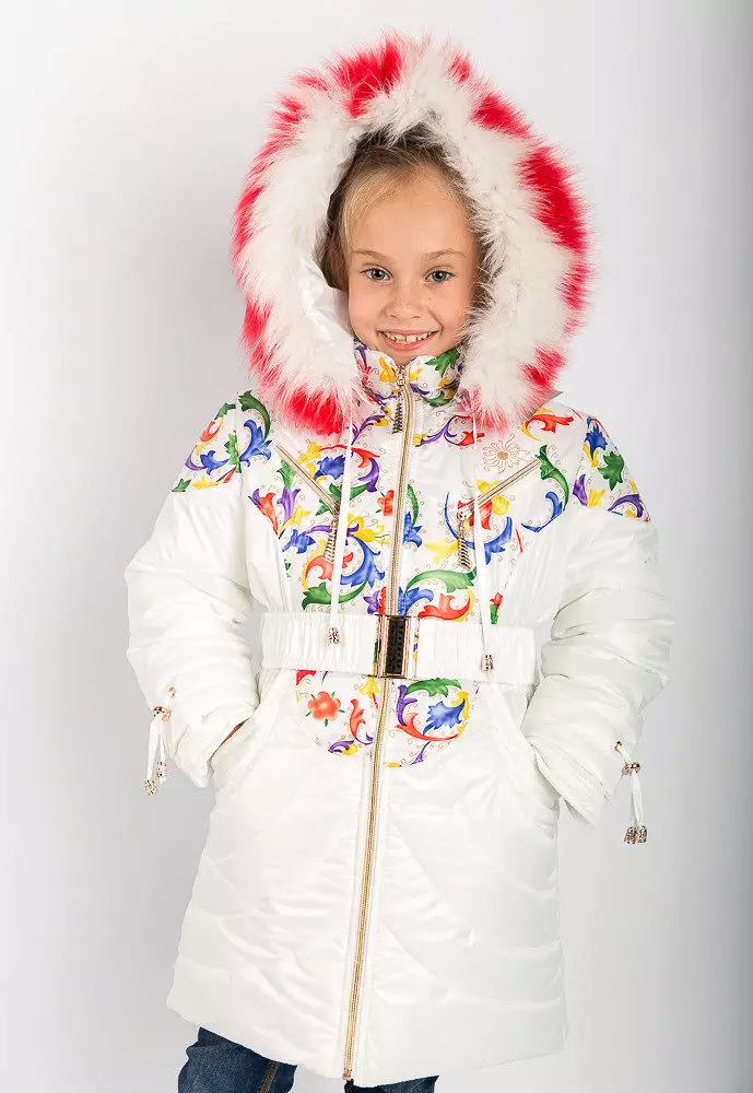어린이 코트 (102 장의 사진) : 모직, 핀란드어, Zara, Downed, Dolce Gabbana, Shingry 훈련, 레드, 상어 코트, 시장 596_26