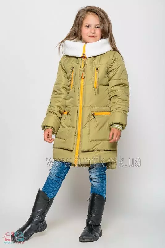 어린이 코트 (102 장의 사진) : 모직, 핀란드어, Zara, Downed, Dolce Gabbana, Shingry 훈련, 레드, 상어 코트, 시장 596_28