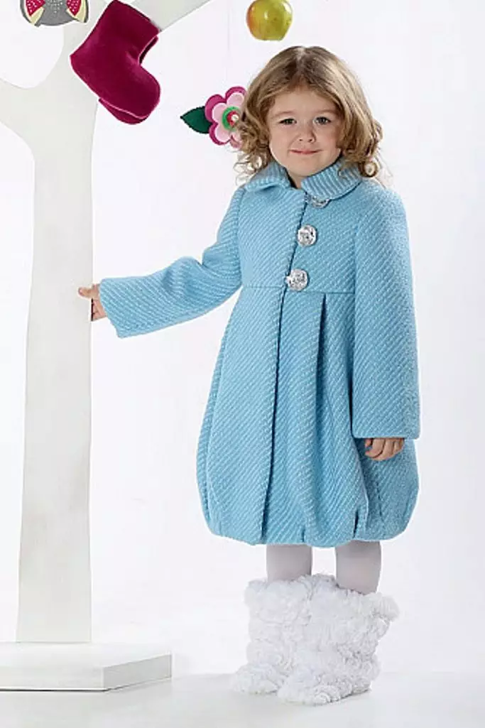 어린이 코트 (102 장의 사진) : 모직, 핀란드어, Zara, Downed, Dolce Gabbana, Shingry 훈련, 레드, 상어 코트, 시장 596_5