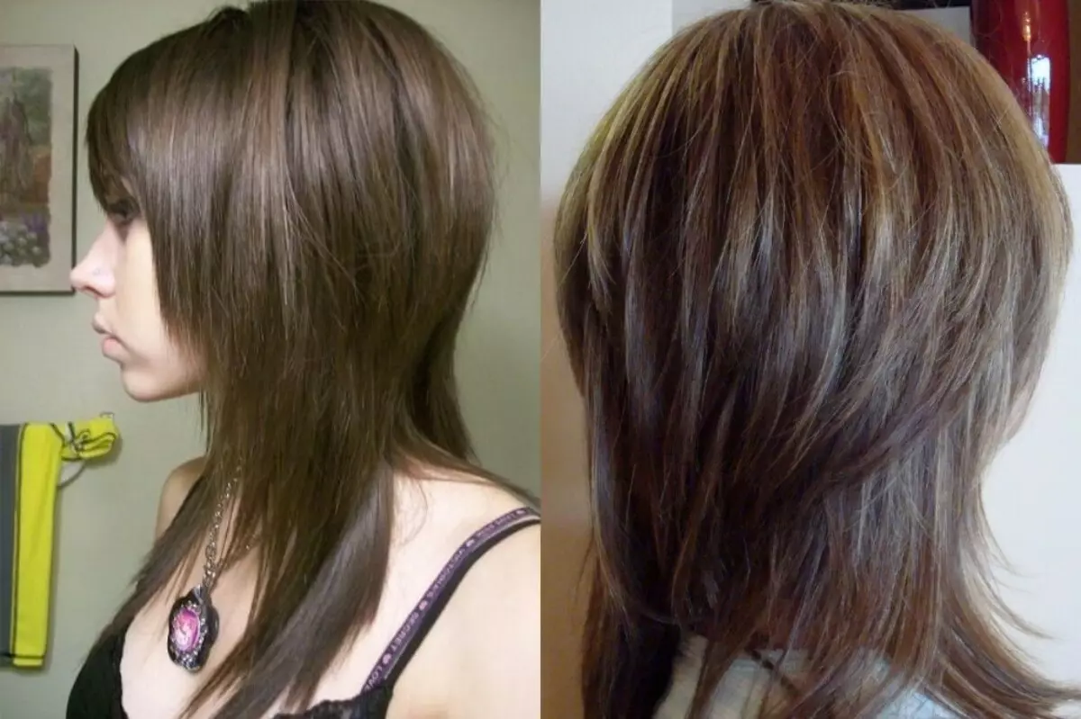 Подстригване капачка на средна коса (60 снимки): дамски прически Cap с разширение на чуплива, къдрава и права коса 5970_12