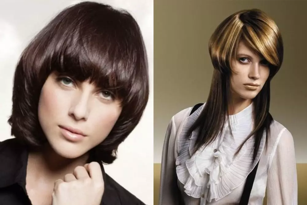 Haircut cap pe păr mediu (60 de fotografii): coafura pentru femei cu extensie pe părul ondulat, curl și drept 5970_2