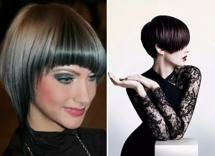 Prerje Seisson në flokë të mesëm (50 foto): Karakteristikat e pajisjeve, hairstyle e grave të diplomuara, një prerje flokësh me një zhurmë për flokët e mesëm 5974_31
