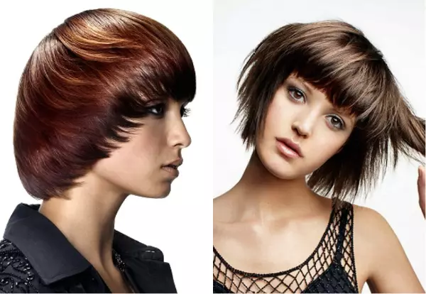 Prerje Seisson në flokë të mesëm (50 foto): Karakteristikat e pajisjeve, hairstyle e grave të diplomuara, një prerje flokësh me një zhurmë për flokët e mesëm 5974_49