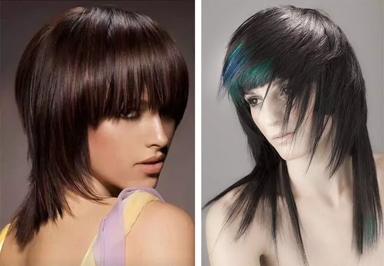 Prerje Gavrosh në flokë të mesme (33 foto): Karakteristikat e hairstyle femra. A shkon vajzat me flokë me onde dhe me bangs? 5999_13