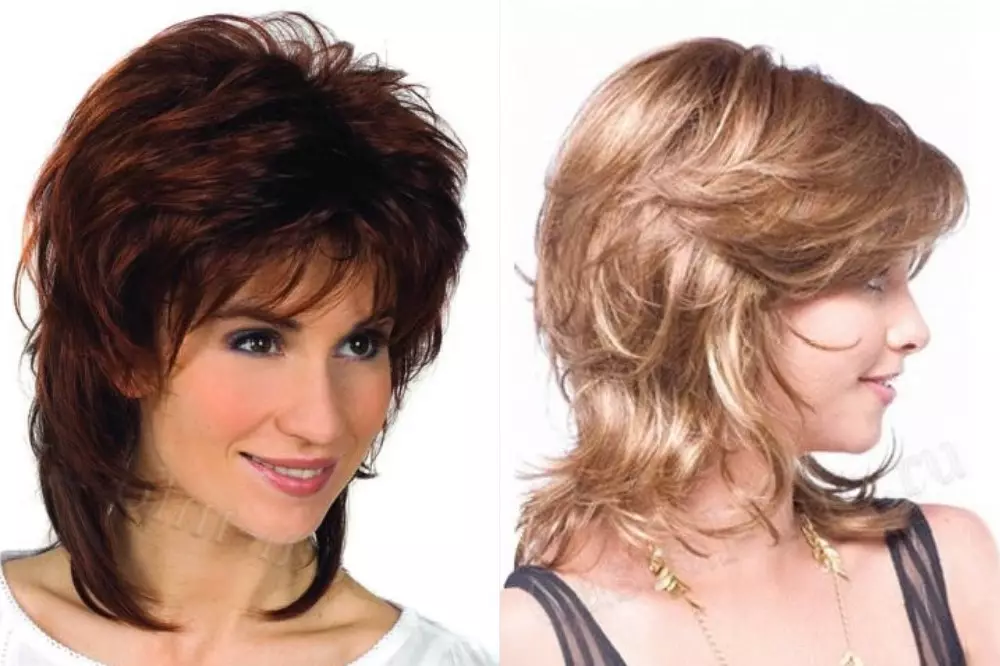 Prerje Gavrosh në flokë të mesme (33 foto): Karakteristikat e hairstyle femra. A shkon vajzat me flokë me onde dhe me bangs? 5999_14