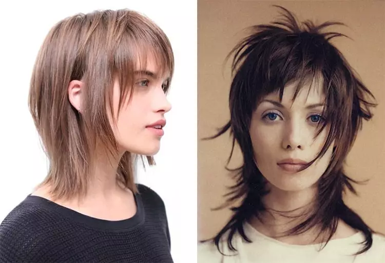 Prerje Gavrosh në flokë të mesme (33 foto): Karakteristikat e hairstyle femra. A shkon vajzat me flokë me onde dhe me bangs? 5999_3