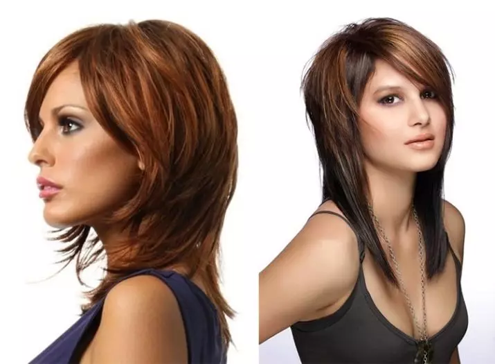 Prerje Gavrosh në flokë të mesme (33 foto): Karakteristikat e hairstyle femra. A shkon vajzat me flokë me onde dhe me bangs? 5999_30