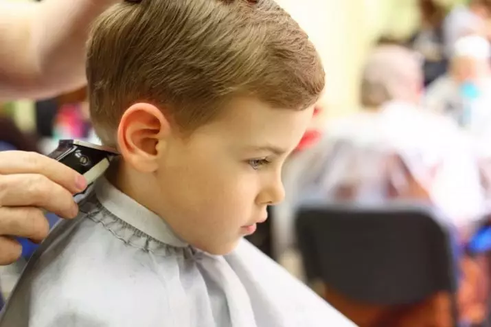 Haircuts Half-Fox para os nenos (39 fotos): Peiteados para adolescentes, cortes de pelo para bebés por 5 e 10 anos 6005_3