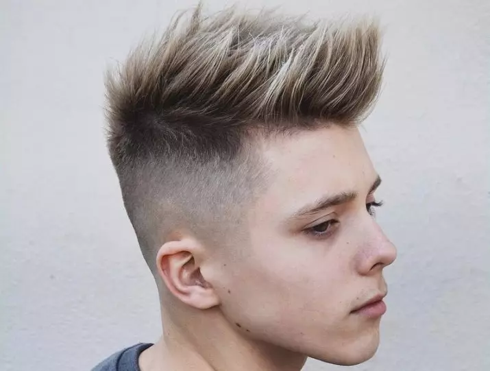 Haircuts Hallef-Fuuss fir Jongen (39 Fotoen): Frisuren fir Teenager, Puppelchen Hoeraarmen fir 5 an 10 Joer 6005_38