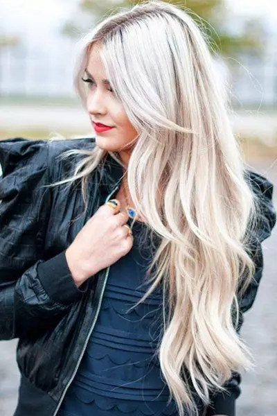 Batang rambut pikeun blondes (66 Poto): Ngurus dina rambut sedeng sareng warna ipis sareng Bangs, trendiles sareng gaya rambut anu saé 6008_29