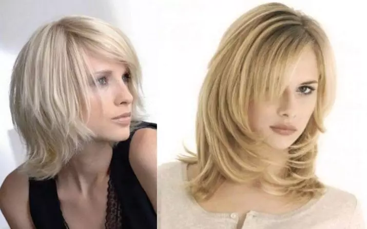 Haircuts kwa Blondes (Picha 66): Utunzaji juu ya nywele za kati na za muda mrefu na bangs, trendy na hairstyles nzuri 6008_38